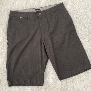 Fox gray pin striped shorts